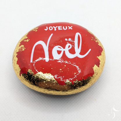 Galets Noël - Rouge/Or